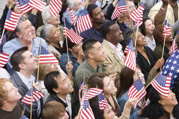 People with differing cultures in USA